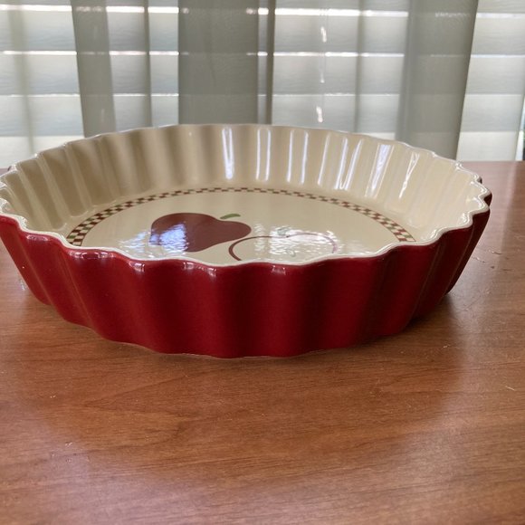 Heavy Ceramic Pie/Quiche Plate - Picture 2 of 5